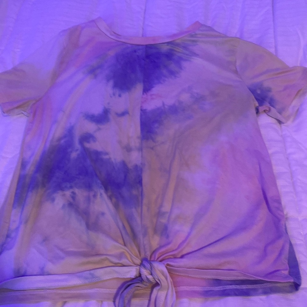 Pastel tie-dye shirt